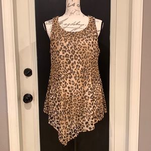 EUC Leopard Print Sleeveless Top 1X